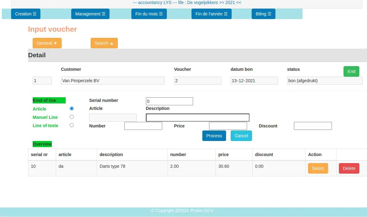 input detail of note